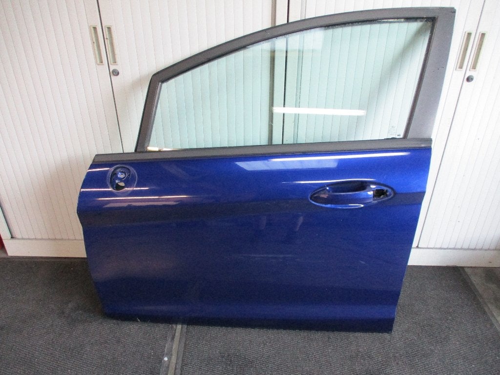 Ford Fiesta 6  Linker Voorportier Compleet Kleur Blauw met., Auto-onderdelen, Gebruikt, Deur, Voor, Ophalen of Verzenden