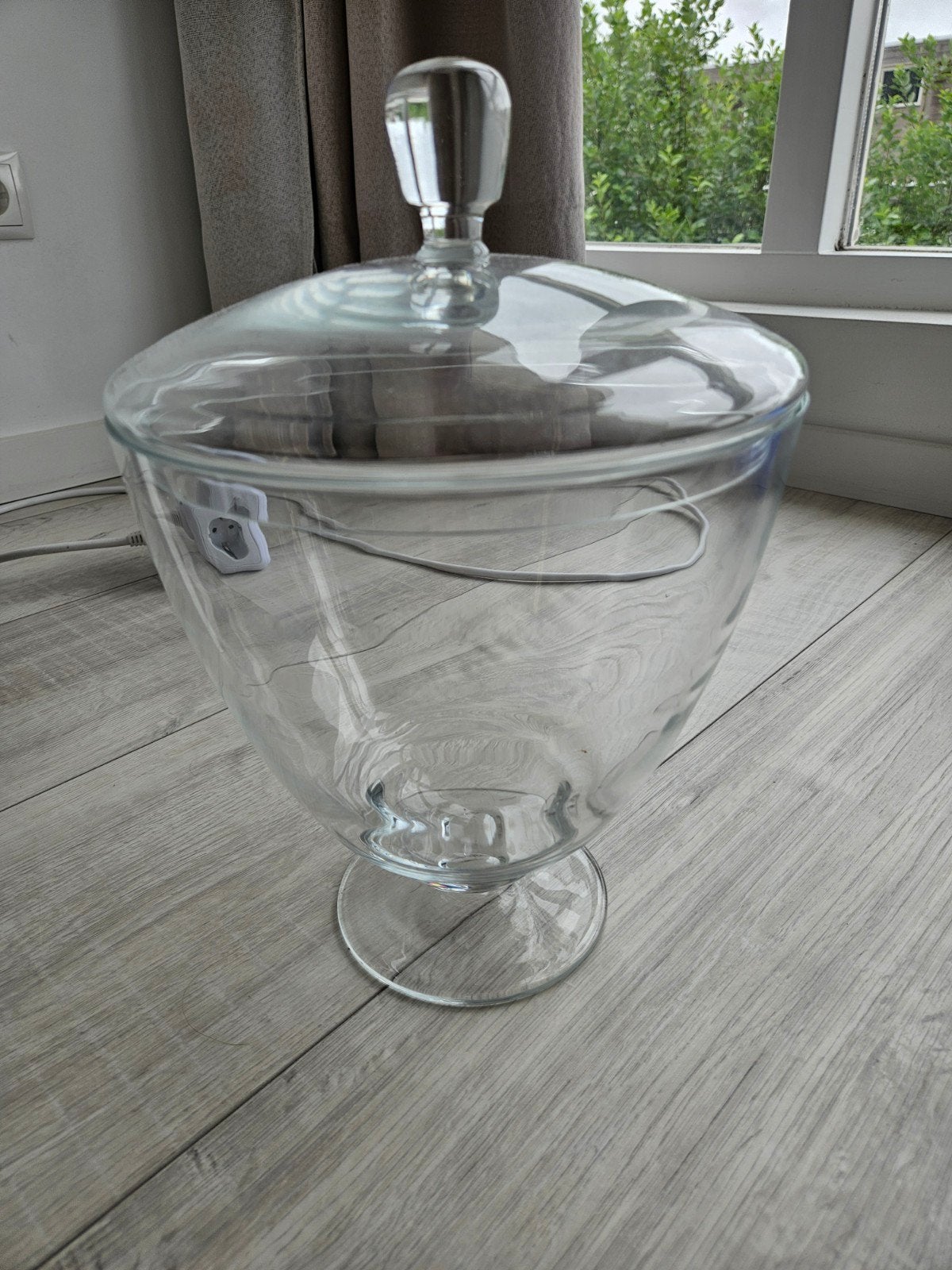 Glazen pot met deksel, Ophalen, Gebruikt, Glas