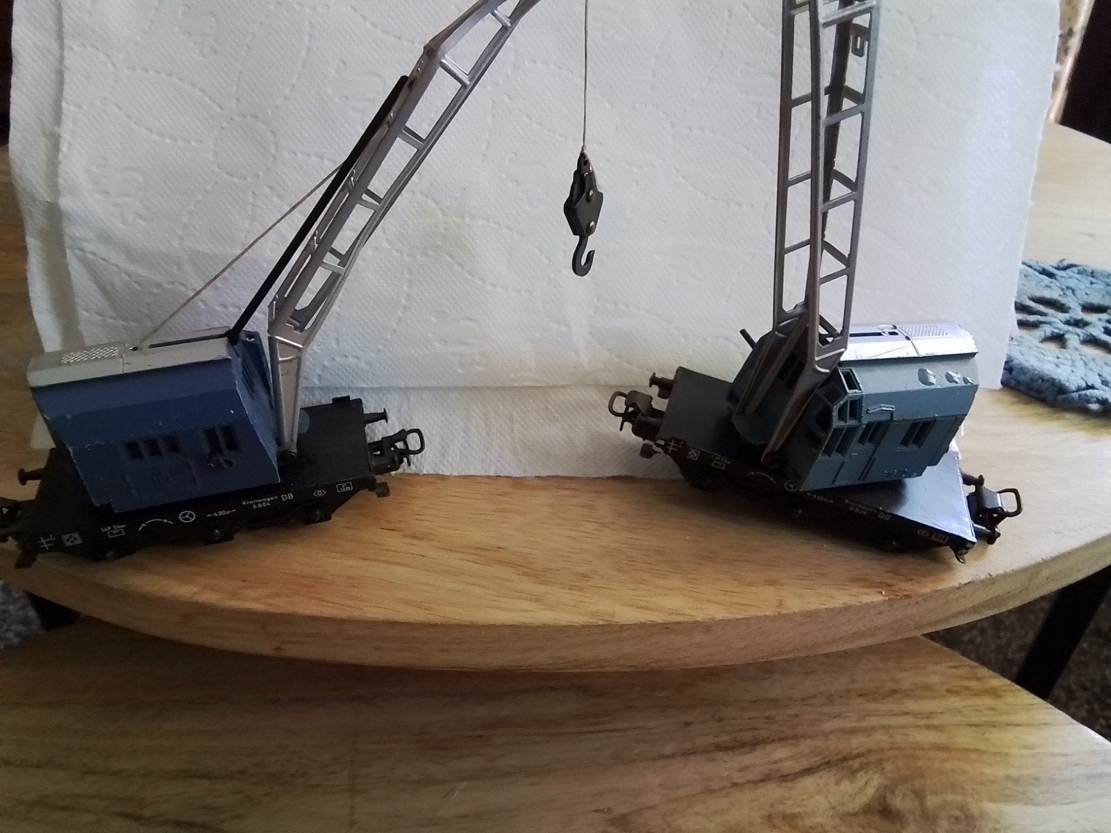 2x Kraanwagon H0 - Gebruikt - Märklin, Hobby en Vrije tijd, Modeltreinen | Overige schalen, Wisselstroom, Gebruikt, Wagon, Ophalen of Verzenden
