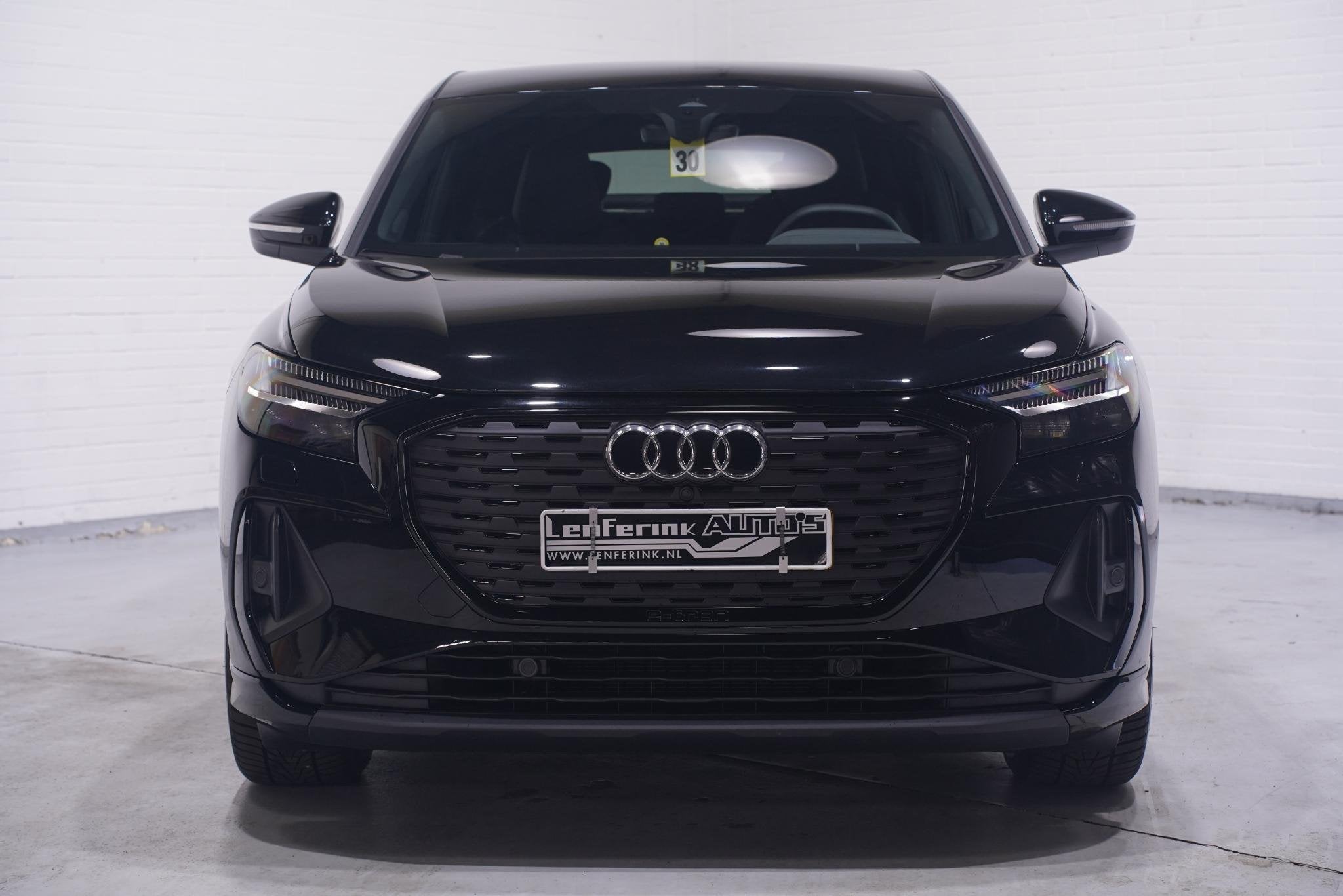 Audi Q4 Sportback e-tron 45 quattro S Edition Competition 82, Auto's, Gebruikt, 82 kWh, Zwart, SUV of Terreinwagen