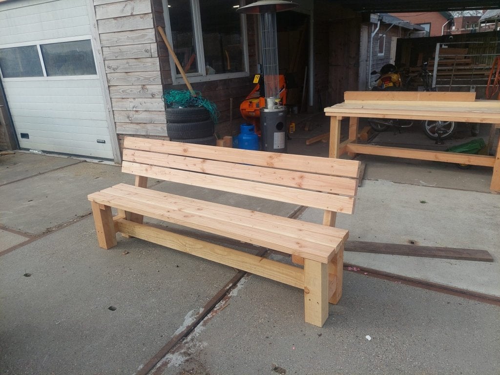 sterke nieuwe douglas tuinbanken, Ophalen of Verzenden, Nieuw, Hout