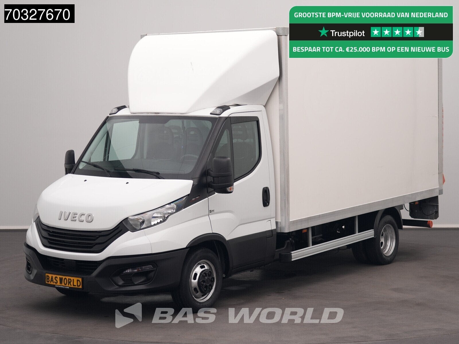 Iveco Daily 35C16 3.0L Laadklep Dubbellucht Bakwagen Airco C, Auto's, Stof, Gebruikt, Euro 6, 4 cilinders