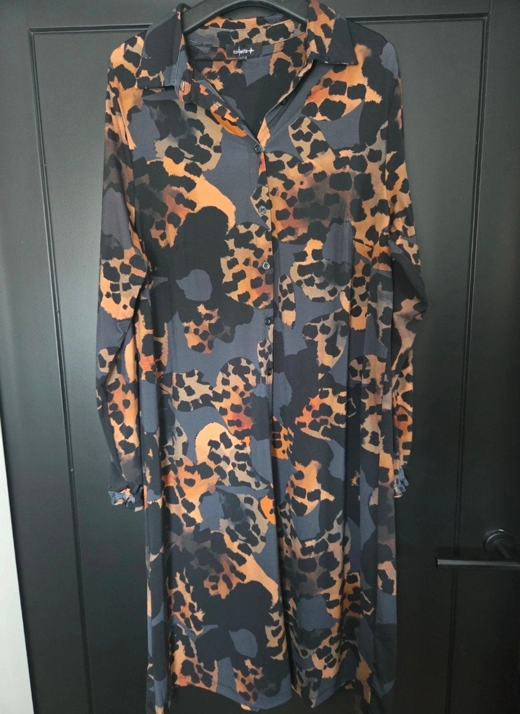 Colletta blouse jurk maat X0=44/46, Ophalen of Verzenden, Zo goed als nieuw, Zwart