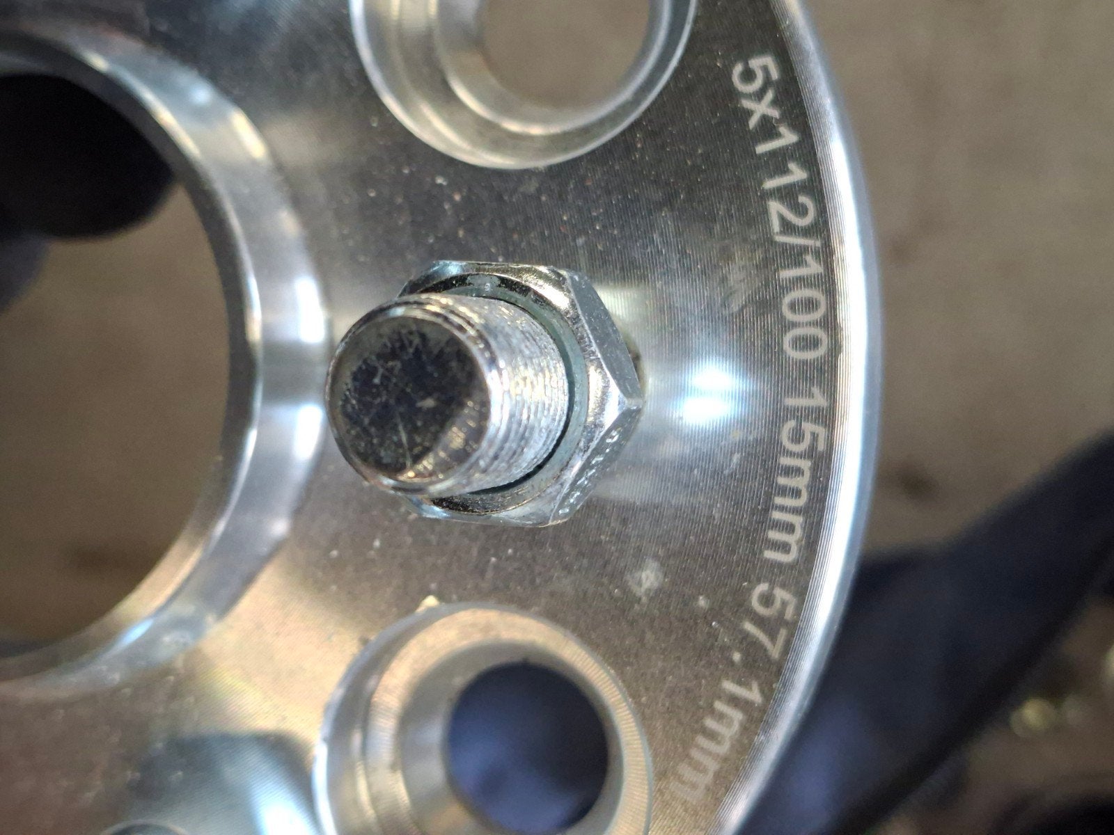 Set van 4 wielspacers 5x112/100 15mm 57.1mm, Onbekend, Nieuw, Ophalen of Verzenden, Onbekend