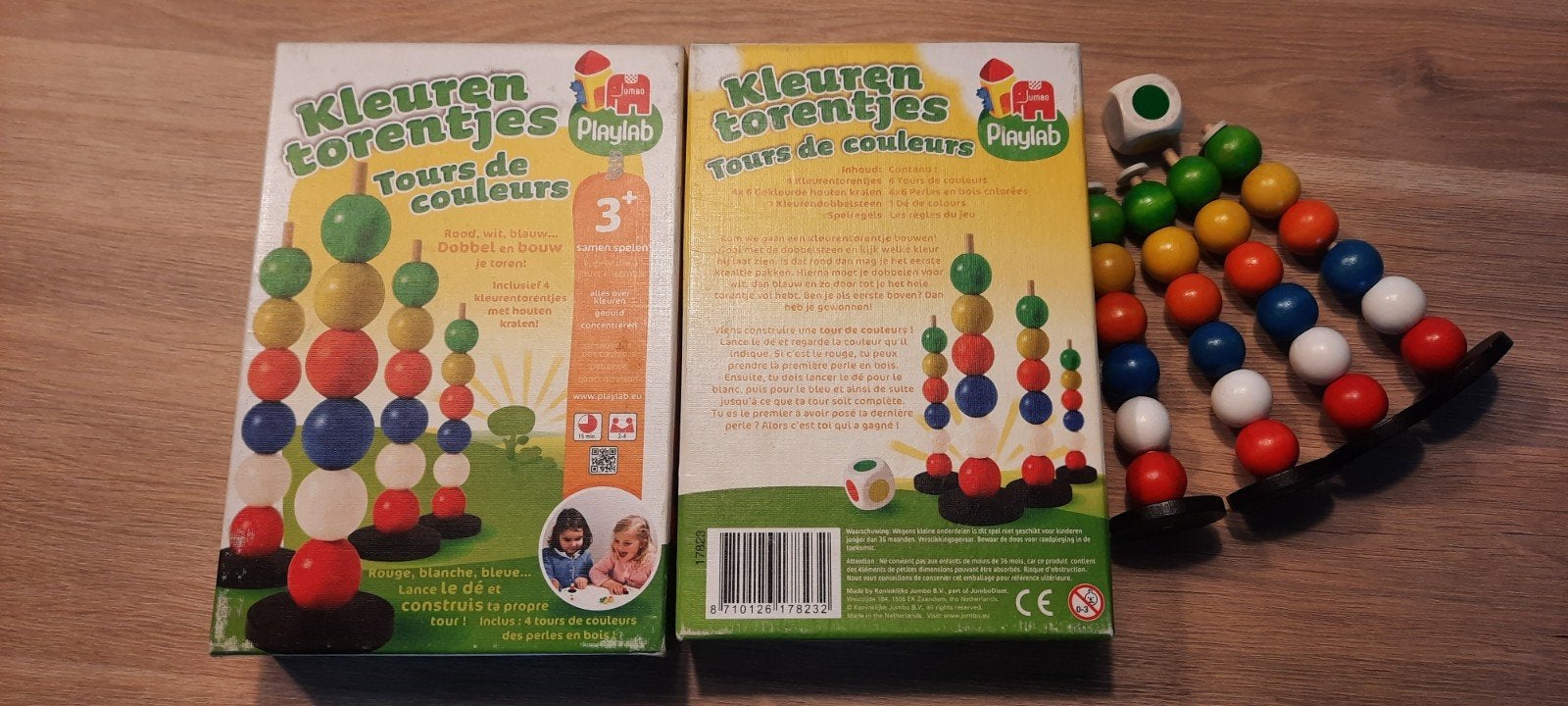 Playlab Kleuren Torentjes - Educatief Stapelspel, Ophalen of Verzenden, Zo goed als nieuw