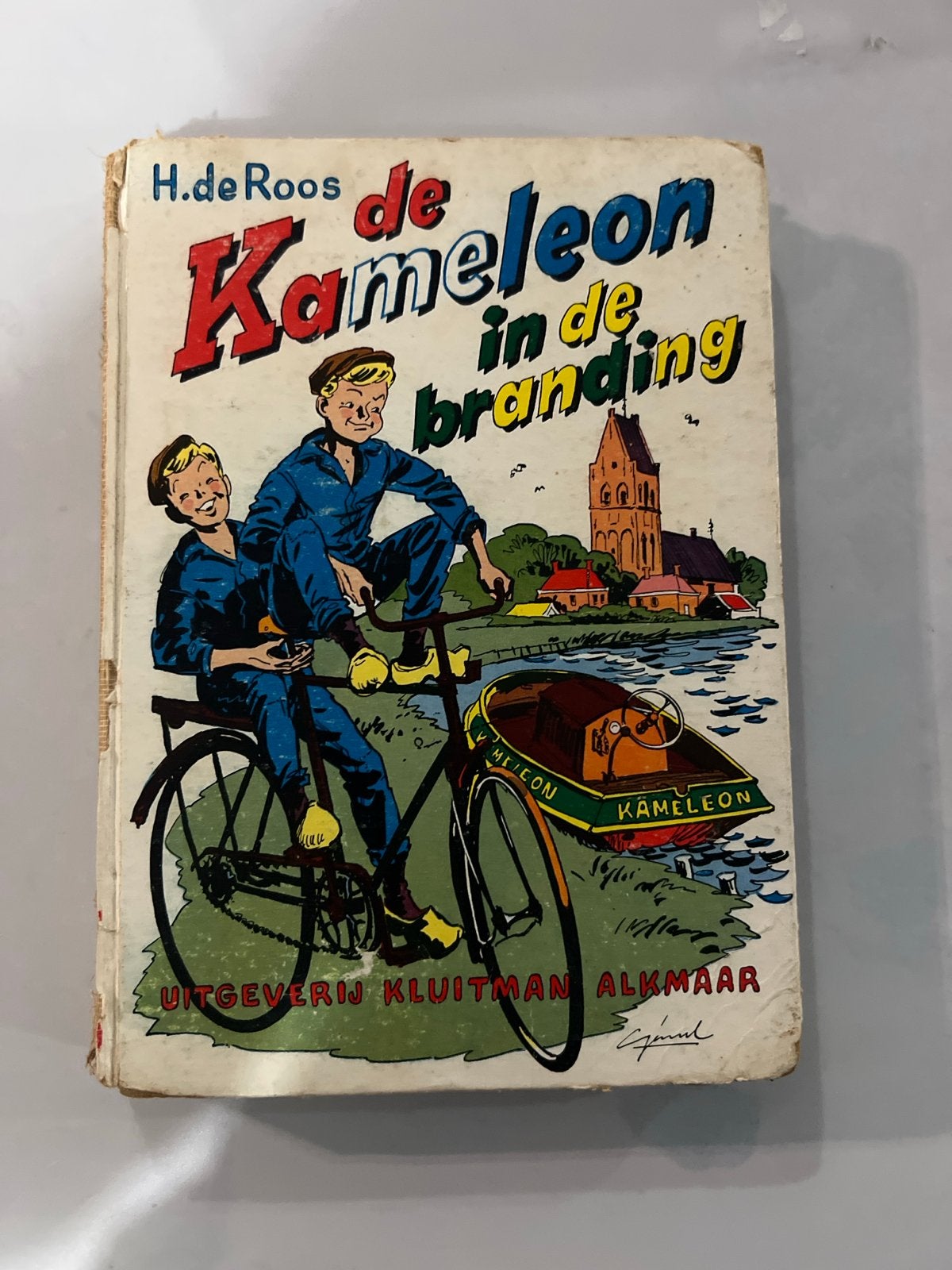 De Kameleon in de branding - H. de Roos (Zonnebloem Serie), Boeken, Ophalen, Gelezen, Fictie algemeen