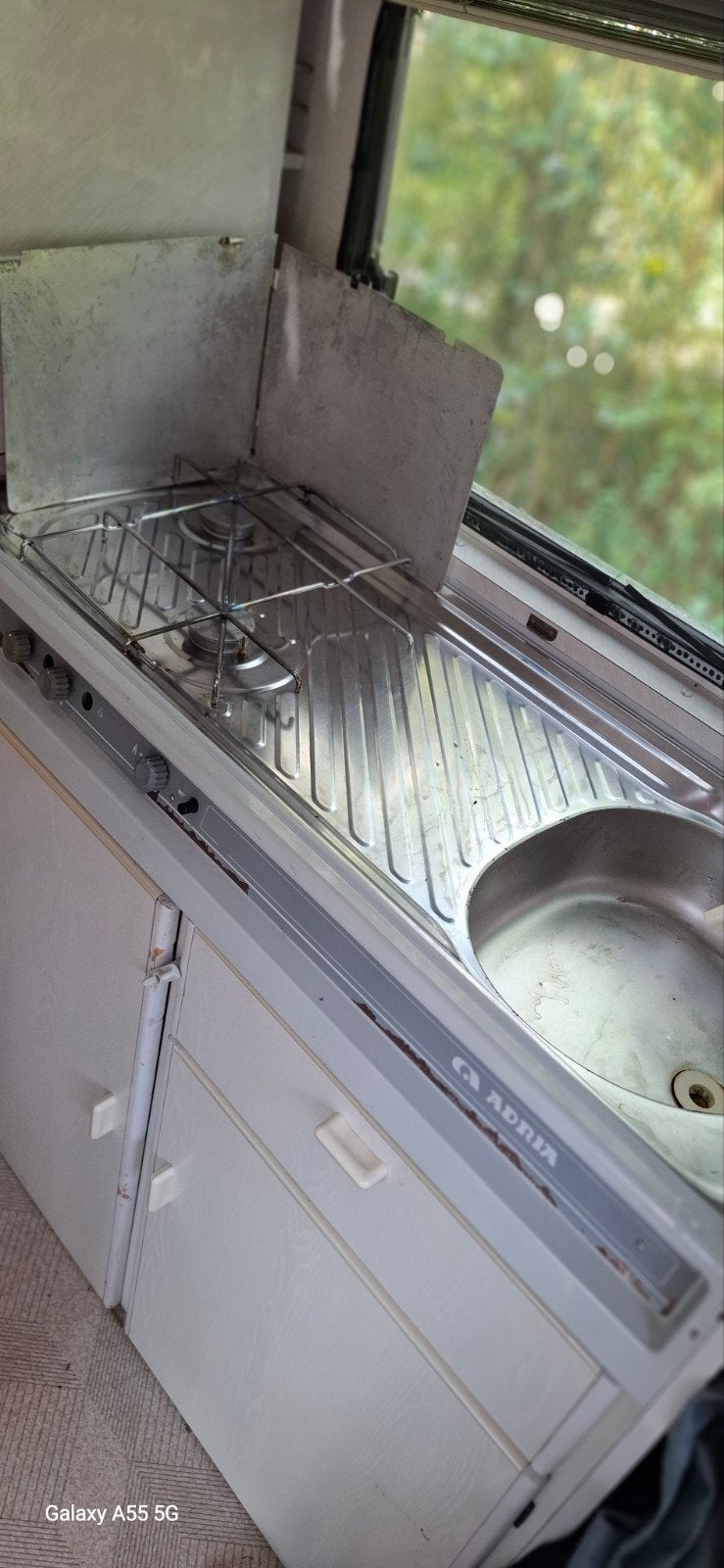 Adria Optima 400 in prima staat, Caravans en Kamperen, Disselslot, Treinzit, Particulier, Adria