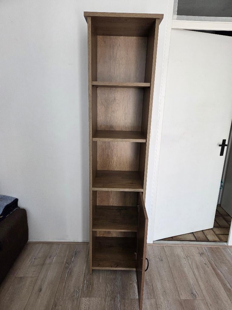 Boekenkast, Huis en Inrichting, Kasten | Boekenkasten, Gebruikt, Minder dan 50 cm, 150 tot 200 cm, 25 tot 50 cm, Met deur(en)