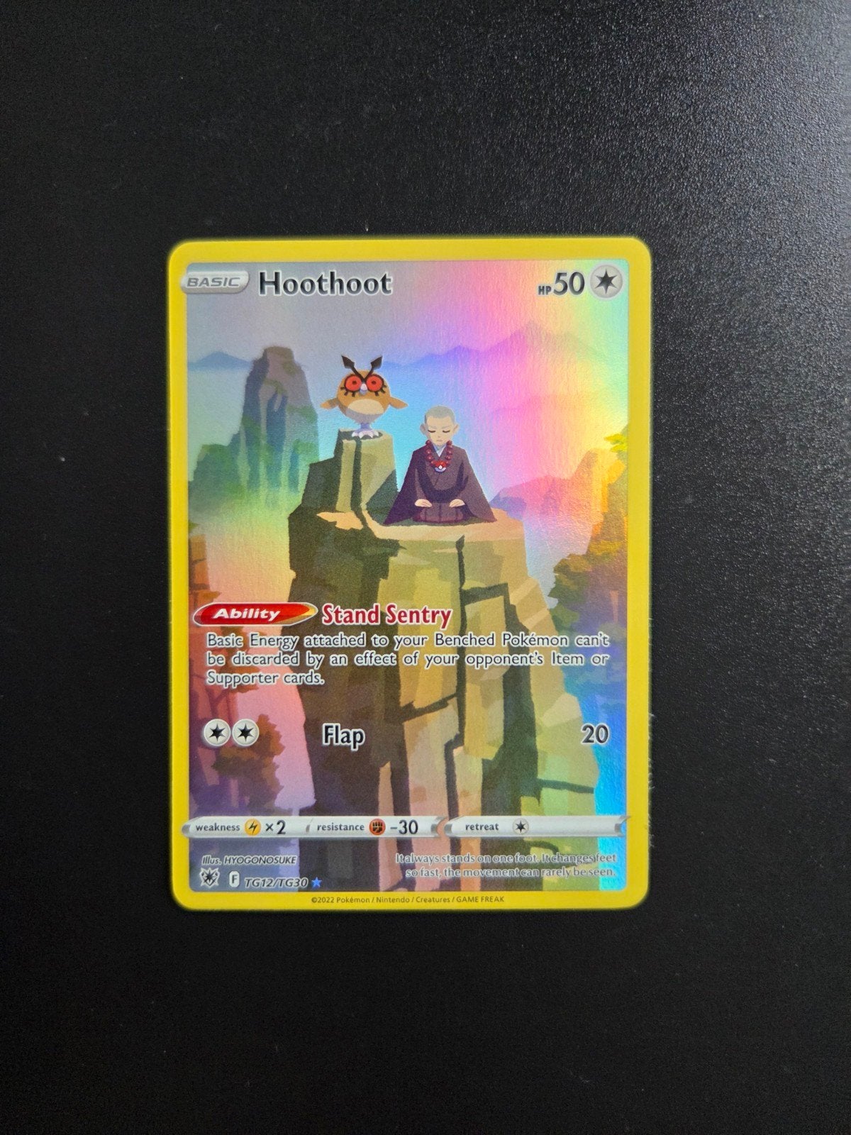 Hoothoot TG12/TG30 Pokemon Astral Radiance, Ophalen of Verzenden, Zo goed als nieuw, Booster, Foil