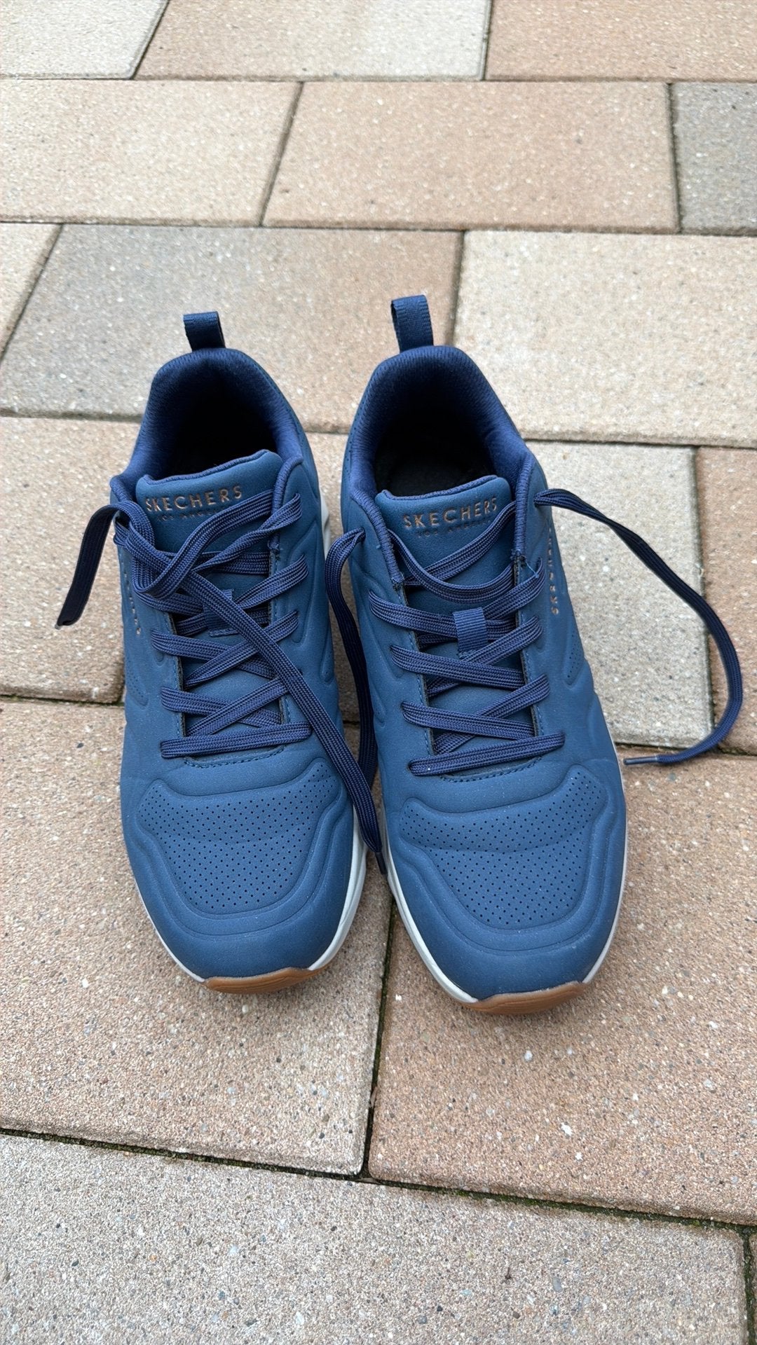 Skechers blauw maat 43, Ophalen of Verzenden, Zo goed als nieuw, Blauw