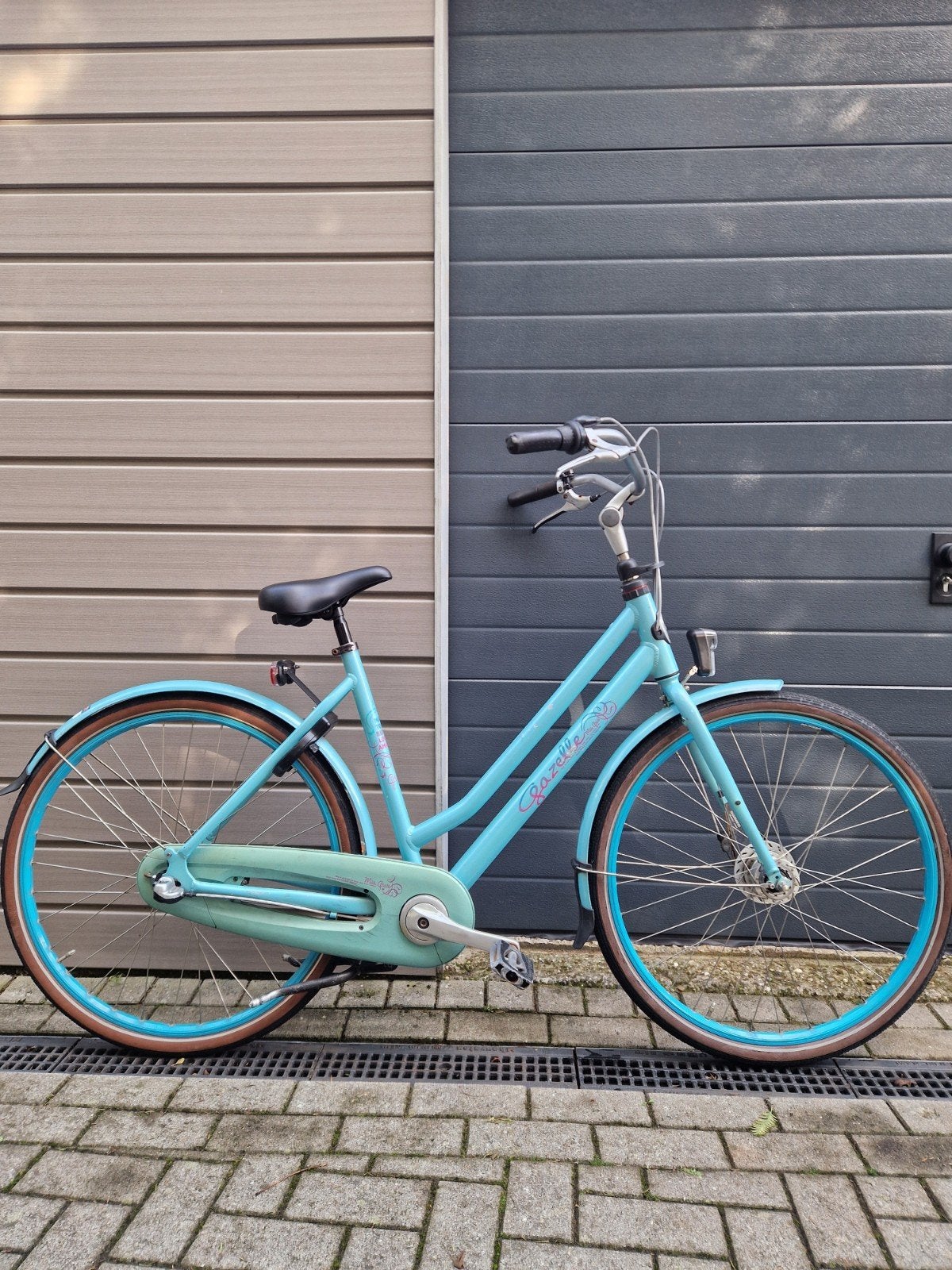 Gazelle Miss Grace damesfiets – 28 inch – Blauw, Ophalen, Versnellingen, Gazelle, Trommelrem
