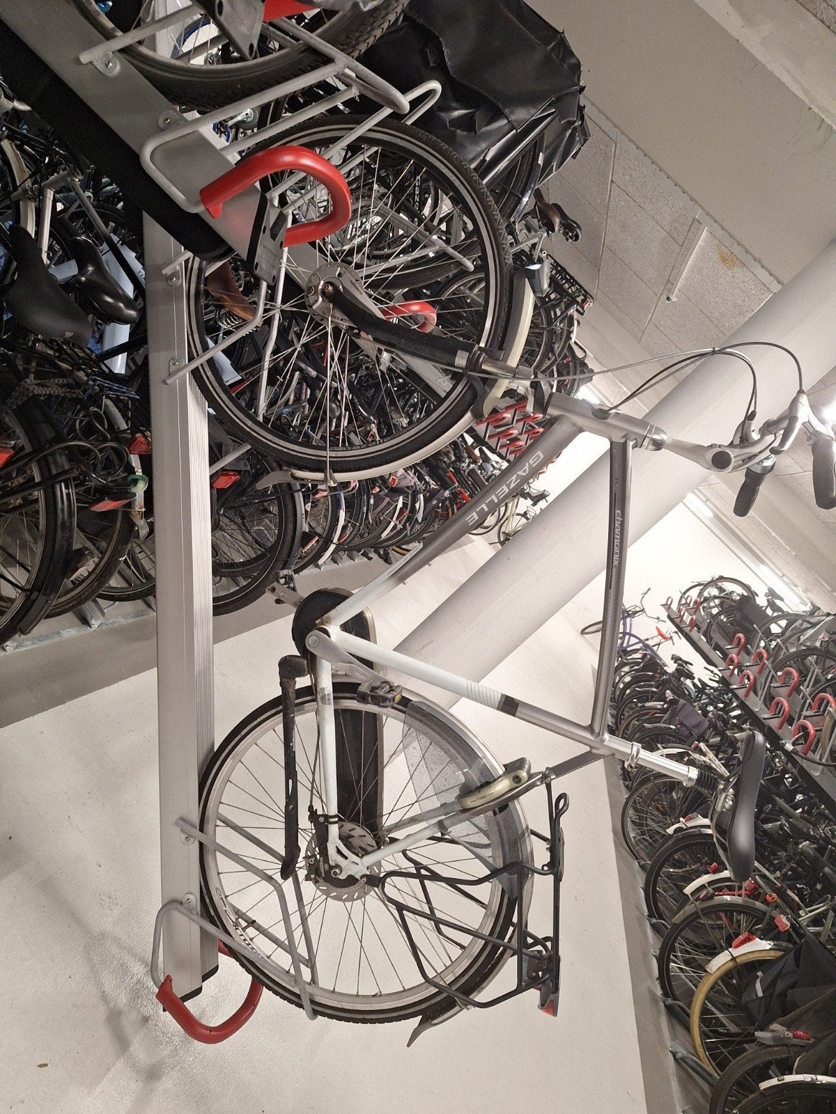Gazelle Chamonix 65cm - Deventer station, Fietsen en Brommers, Ophalen, Gebruikt, Velgrem, Versnellingen