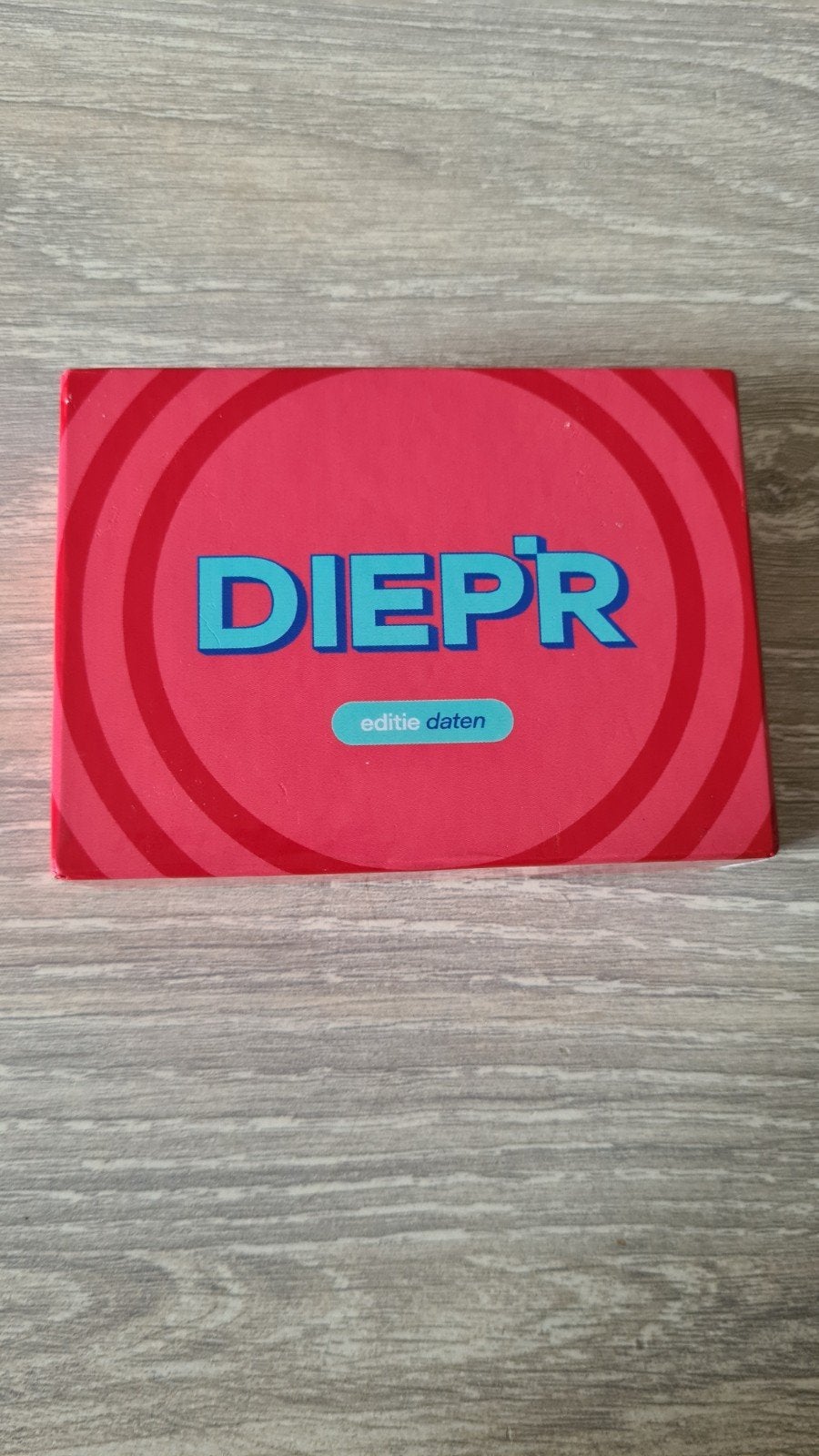 DIEP'R: Date Editie - vraag kaartspel, Een of twee spelers, Ophalen of Verzenden, Gebruikt, DIEP'R