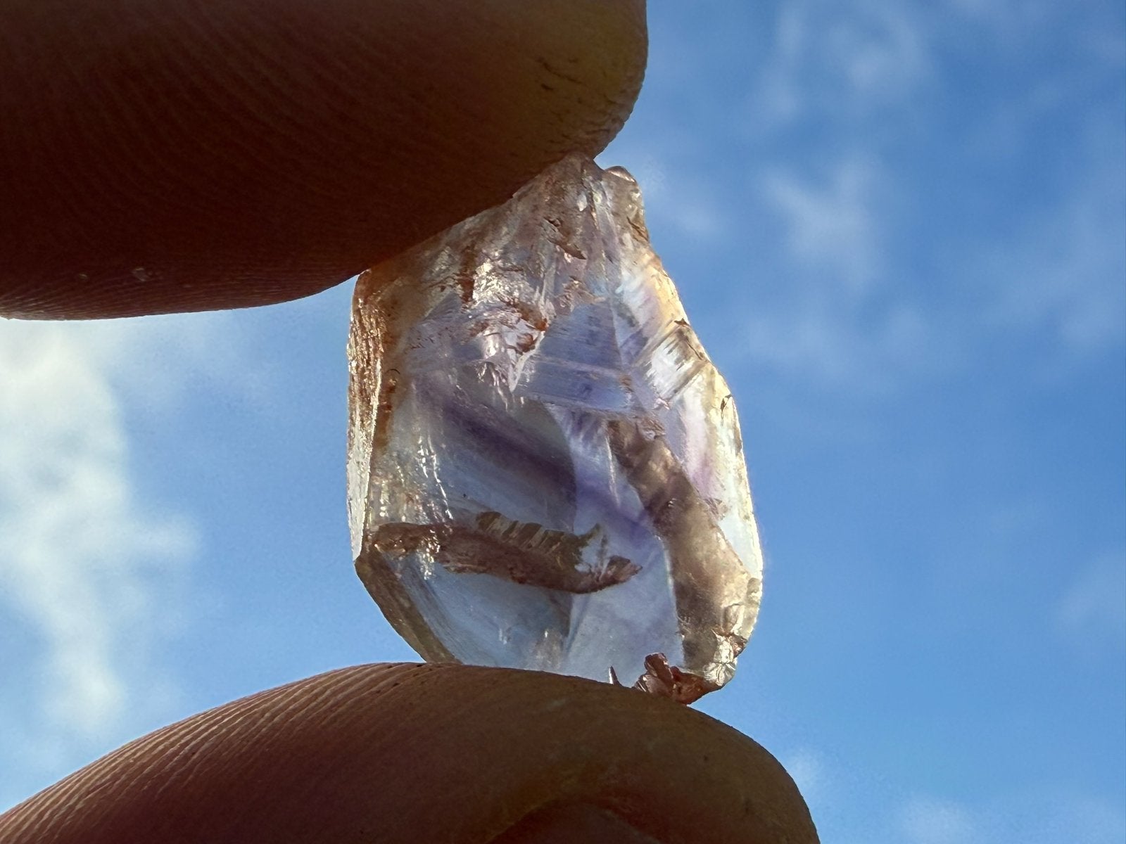 Fantoom Amethist puntje mineralen uit Bolivia K, Verzamelen, Mineralen en Fossielen, Ophalen of Verzenden, Mineraal