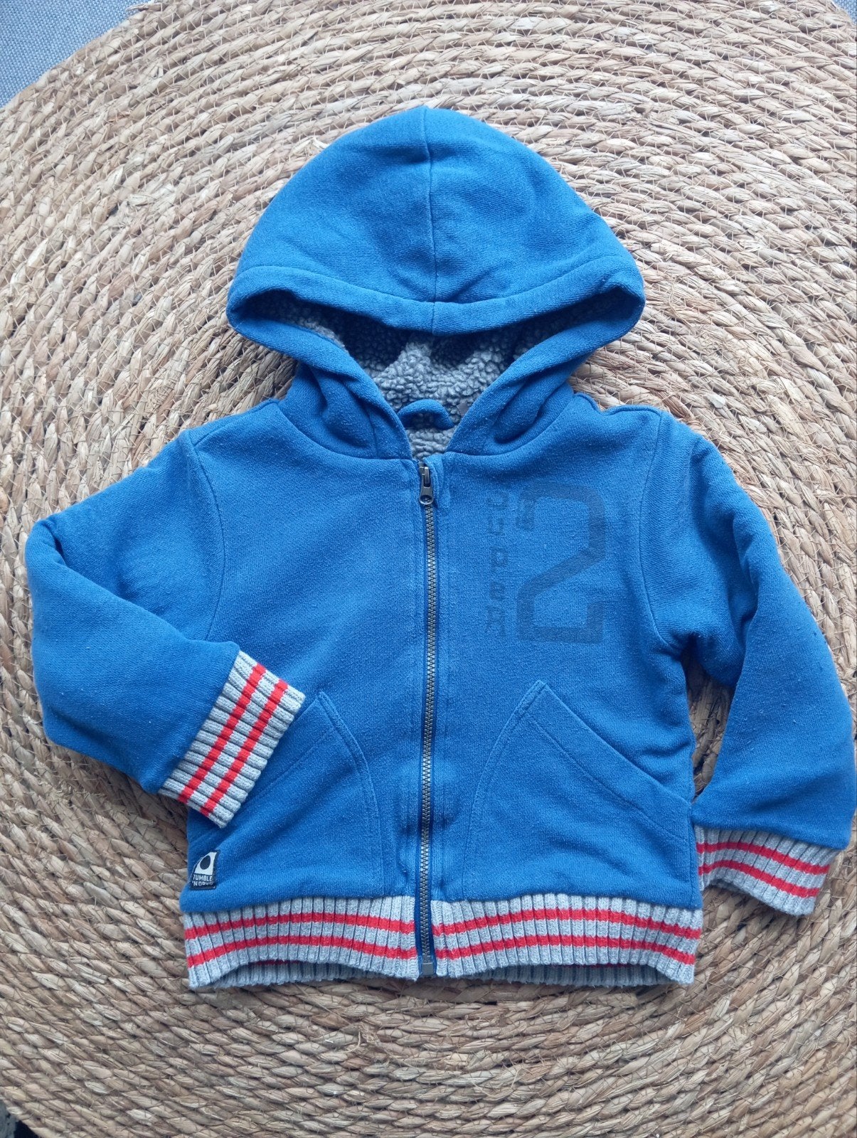 Stoer blauw Tumble 'n Dry borgvest - Super Hero (maat 92), Ophalen of Verzenden, Tumble 'n Dry, Jongen, Trui of Vest