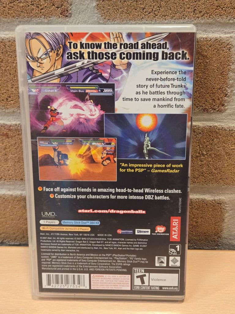 Dragon Ball Z Shin Budokai Another Road - Sony PSP, Spelcomputers en Games, Games | Sony PlayStation Portable, Hilversum, Gebruikt