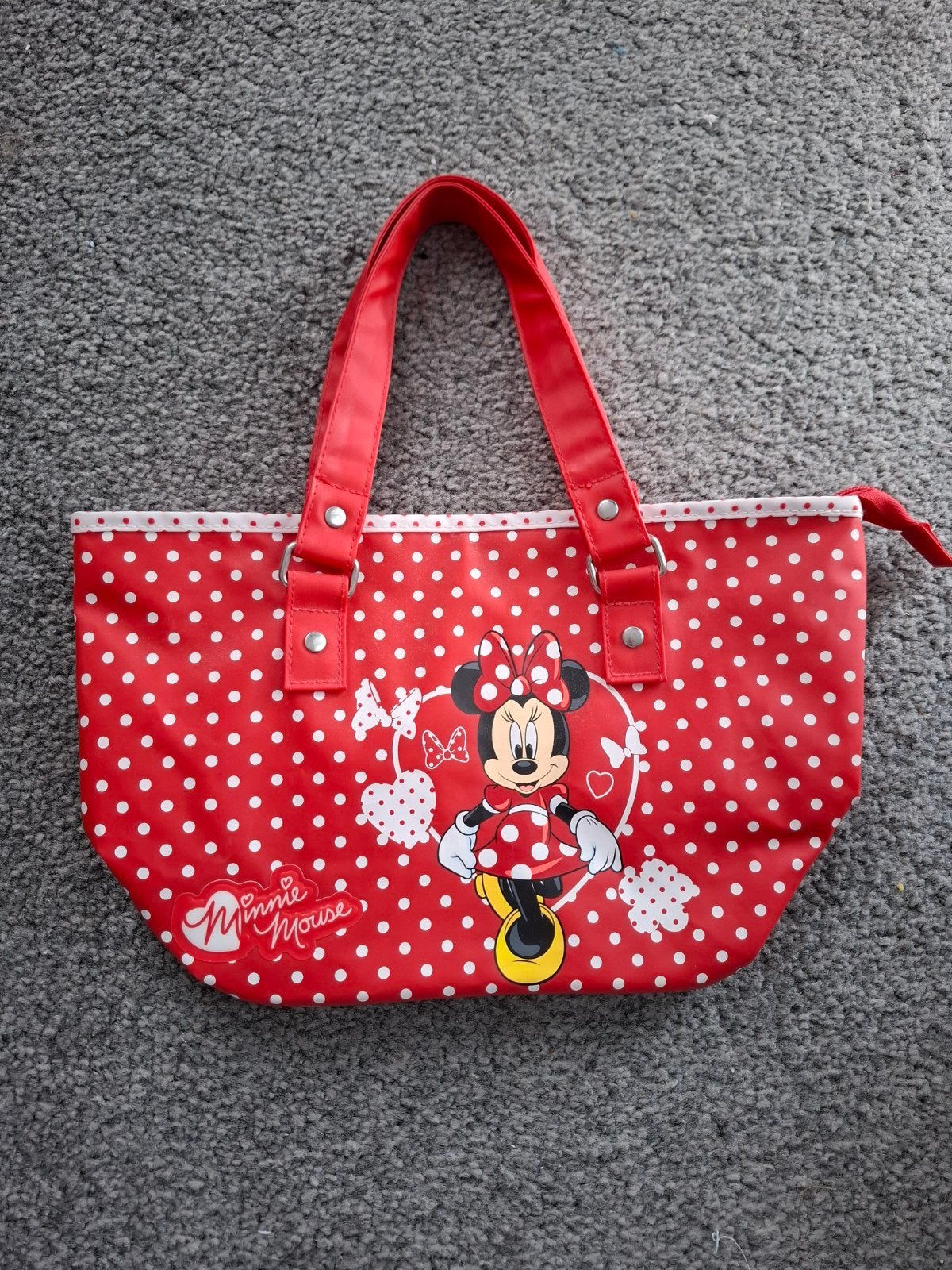 Origineel Tas Disneyland met Minnie Mouse, Ophalen of Verzenden, Zo goed als nieuw, Tas, Rood