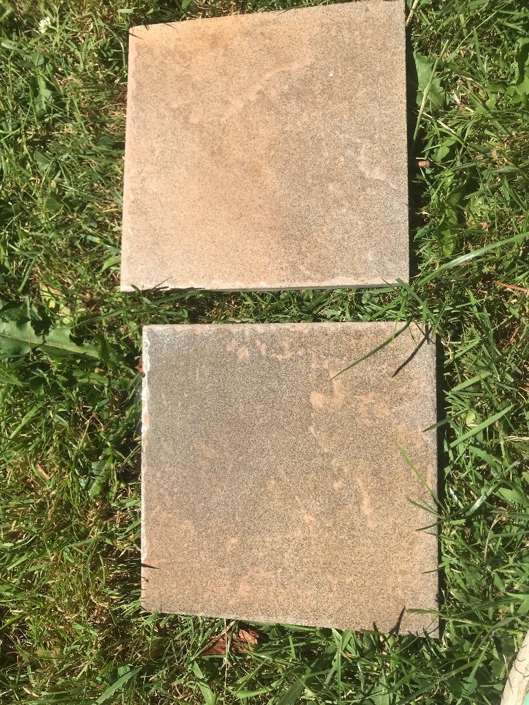 Restant Bruine vloertegels, Ophalen, Keramiek, Zo goed als nieuw, 20 tot 40 cm