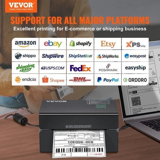 Label Printer - Thermische Printer - Printer Verzendetikette, Corvance B.V., Verzenden, Nieuw, Corvancebol@gmail.com