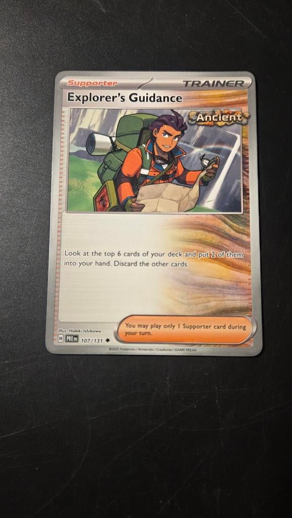 Explorer's Guidance 107/131 (Prismatic Evolution), Verzenden, Zo goed als nieuw, Losse kaart