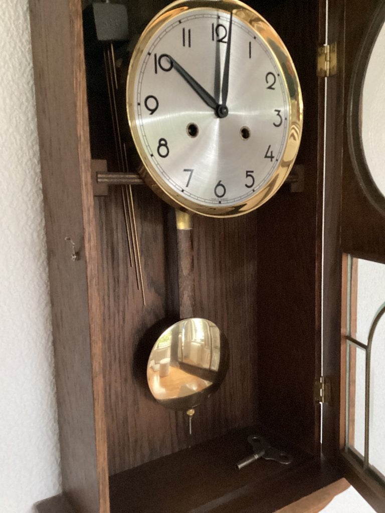 Klok, eiken antiek klok, Ophalen