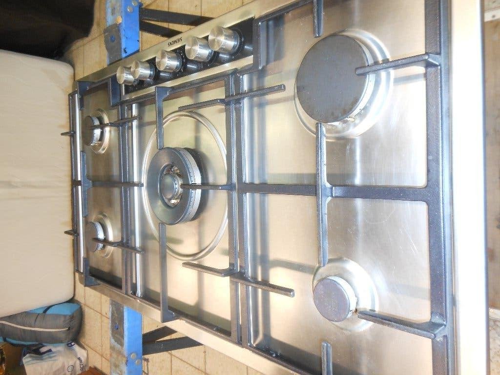 Siemens Gaskookplaat  EC945RC91N - 5 Kookzones, Witgoed en Apparatuur, Kookplaten, Ophalen, Gebruikt, Inbouw, Gas