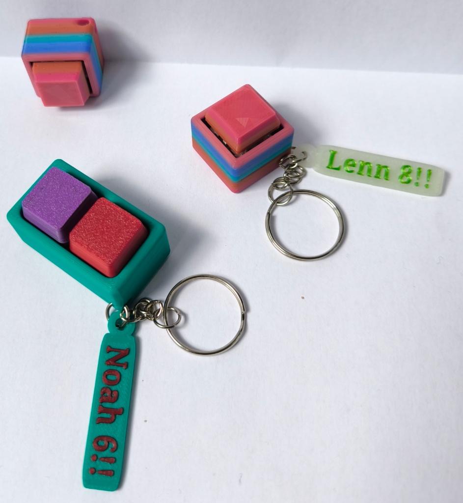 Gepersonaliseerde Fidget clickers, uitdeel kadotjes, Ophalen of Verzenden, Nieuw, Feestartikel, Verjaardag