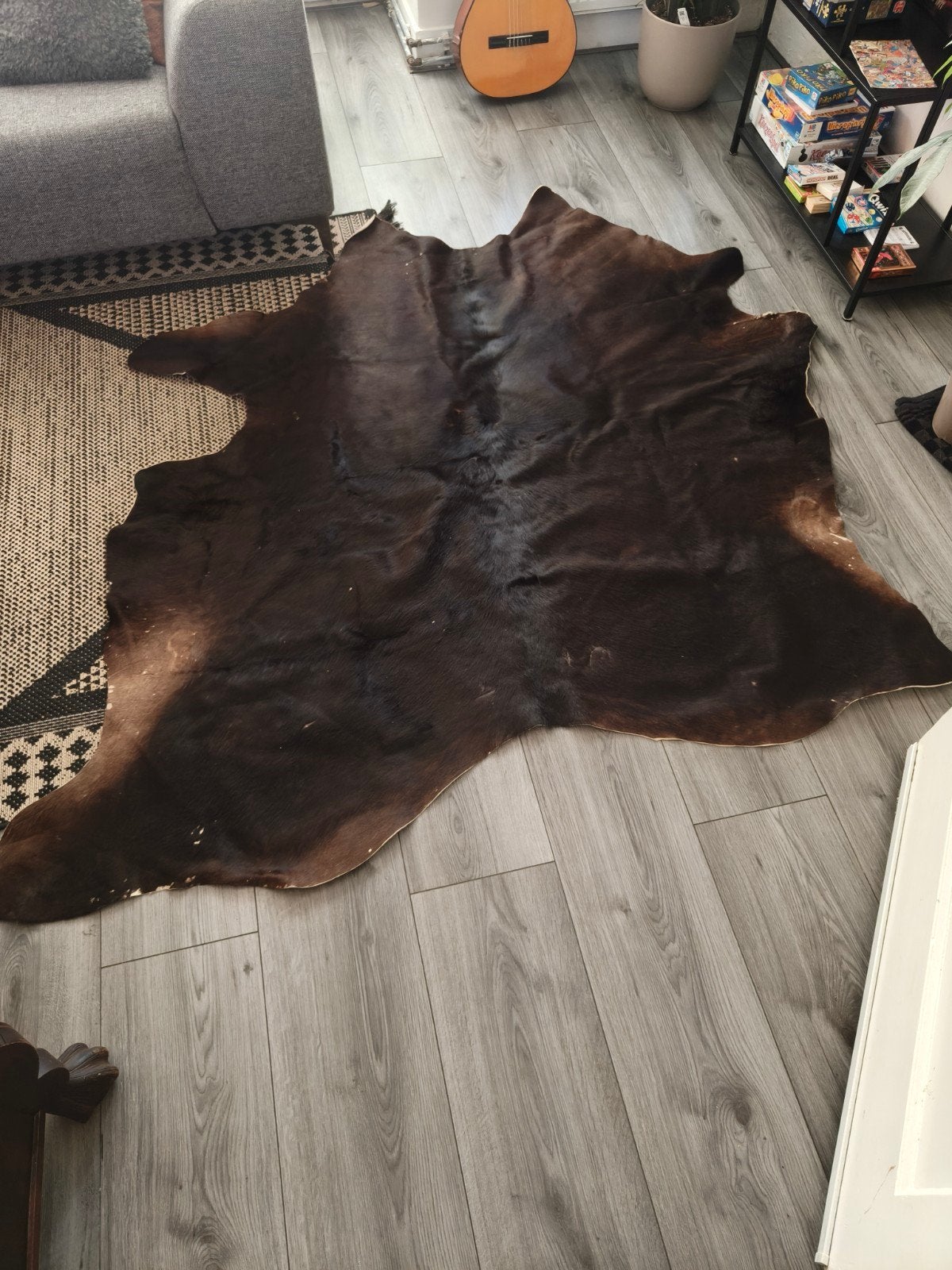 IKEA Koldby koeienhuid vloerkleed, Huis en Inrichting, 150 tot 200 cm, 200 cm of meer, Ophalen of Verzenden, Zo goed als nieuw
