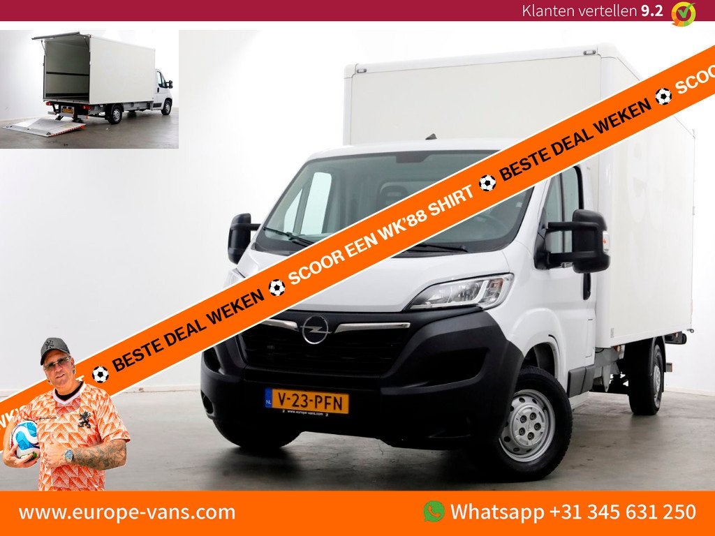 Opel Movano 2.2D 140pk Bakwagen met laadklep 1.060kg laadver, Auto's, Voorwielaandrijving, Gebruikt, Euro 6, 4 cilinders