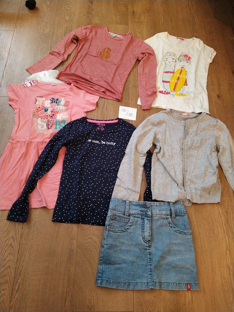 07 - Kleding pakket meisje - Maat 122 / 128, Ophalen of Verzenden, Gebruikt, Meisje