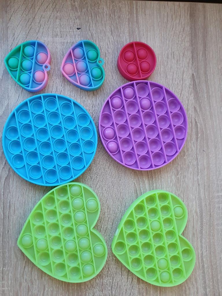 Pop It Fidget Speelgoed Set - Diverse Vormen en Kleuren, Ophalen of Verzenden