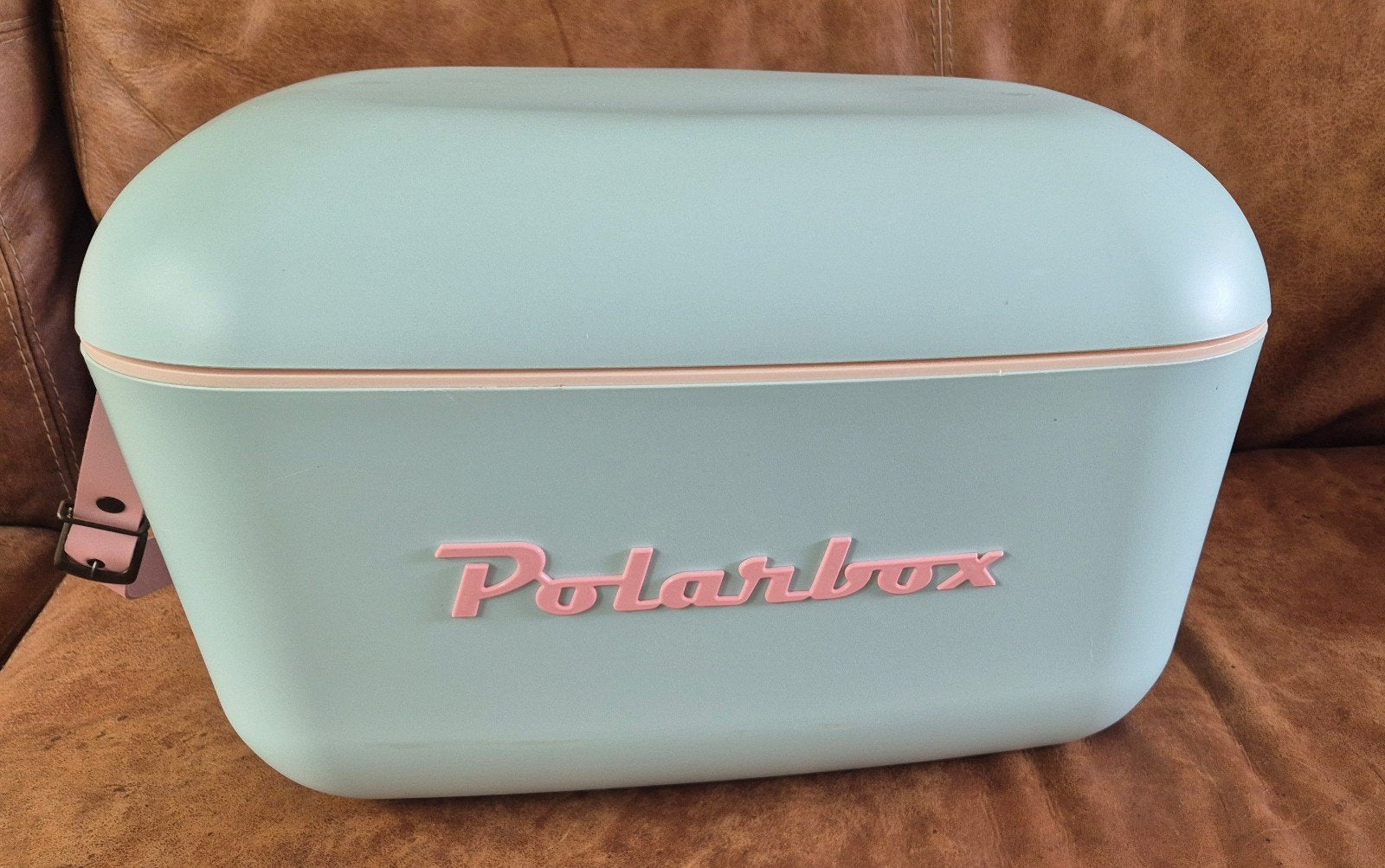 Polarbox Koelbox met Schouderband - Pastelgroen - 20 Liter -, Caravans en Kamperen, Ophalen of Verzenden, Zo goed als nieuw, Koelelement