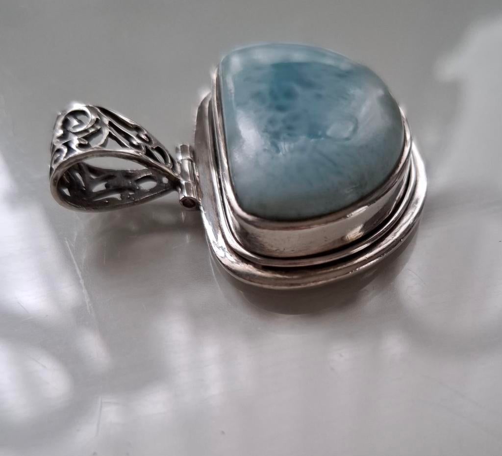 Zeldzame Vintage Larimar Hanger - Zeer Goede Staat, Overige voorstellingen, Blauw, Ophalen of Verzenden, Zo goed als nieuw