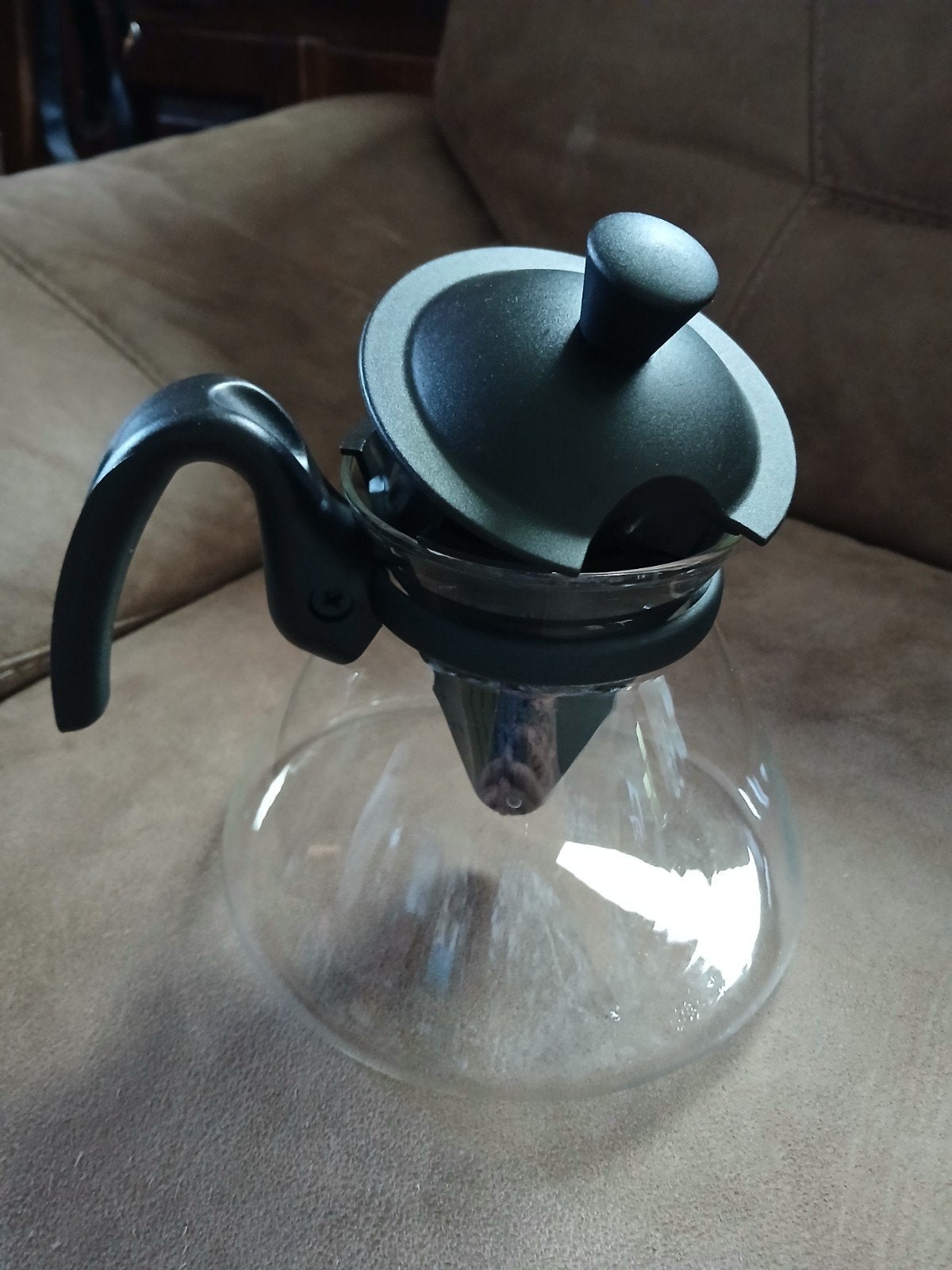 Pour over koffiepot met koffiefilter, Ophalen of Verzenden, Zo goed als nieuw, Koffiemachine