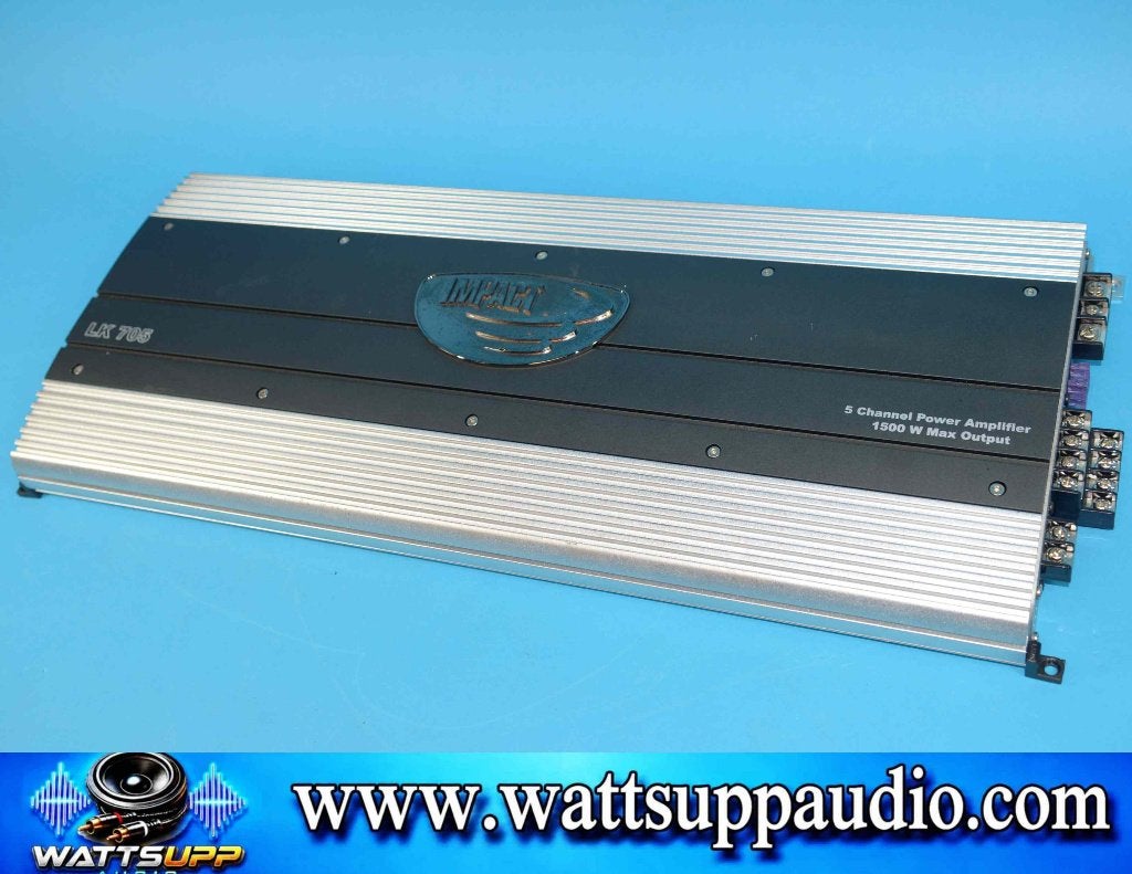 Impact LK705 5 kanaals versterker 1500W, Auto diversen, Gebruikt, ., Ophalen of Verzenden, IMPACT
