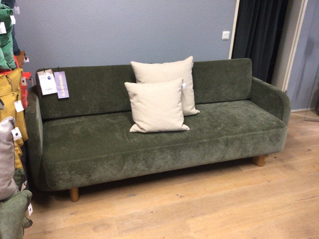 Slaapbank, Ophalen, 100 cm, Tweepersoons, Zo goed als nieuw