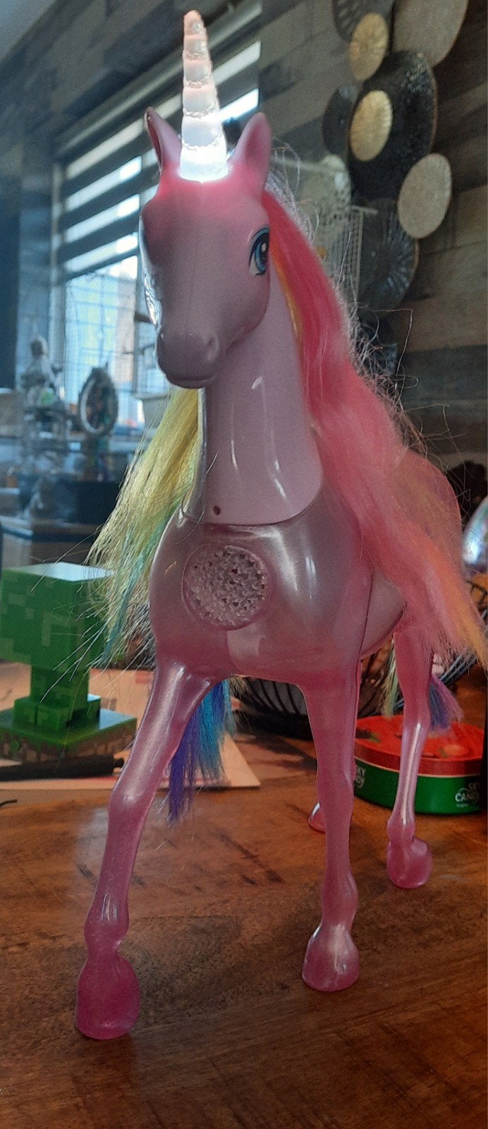 Barbie Eenhoorn Paard met Licht en Muziek, Ophalen of Verzenden