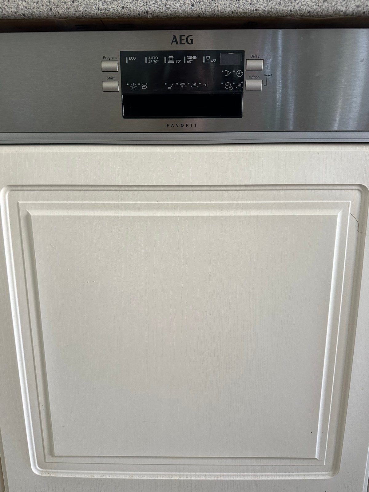 AEG inbouw vaatwasser A++, Ophalen, Gebruikt, Minder dan 85 cm, Minder dan 10 liter
