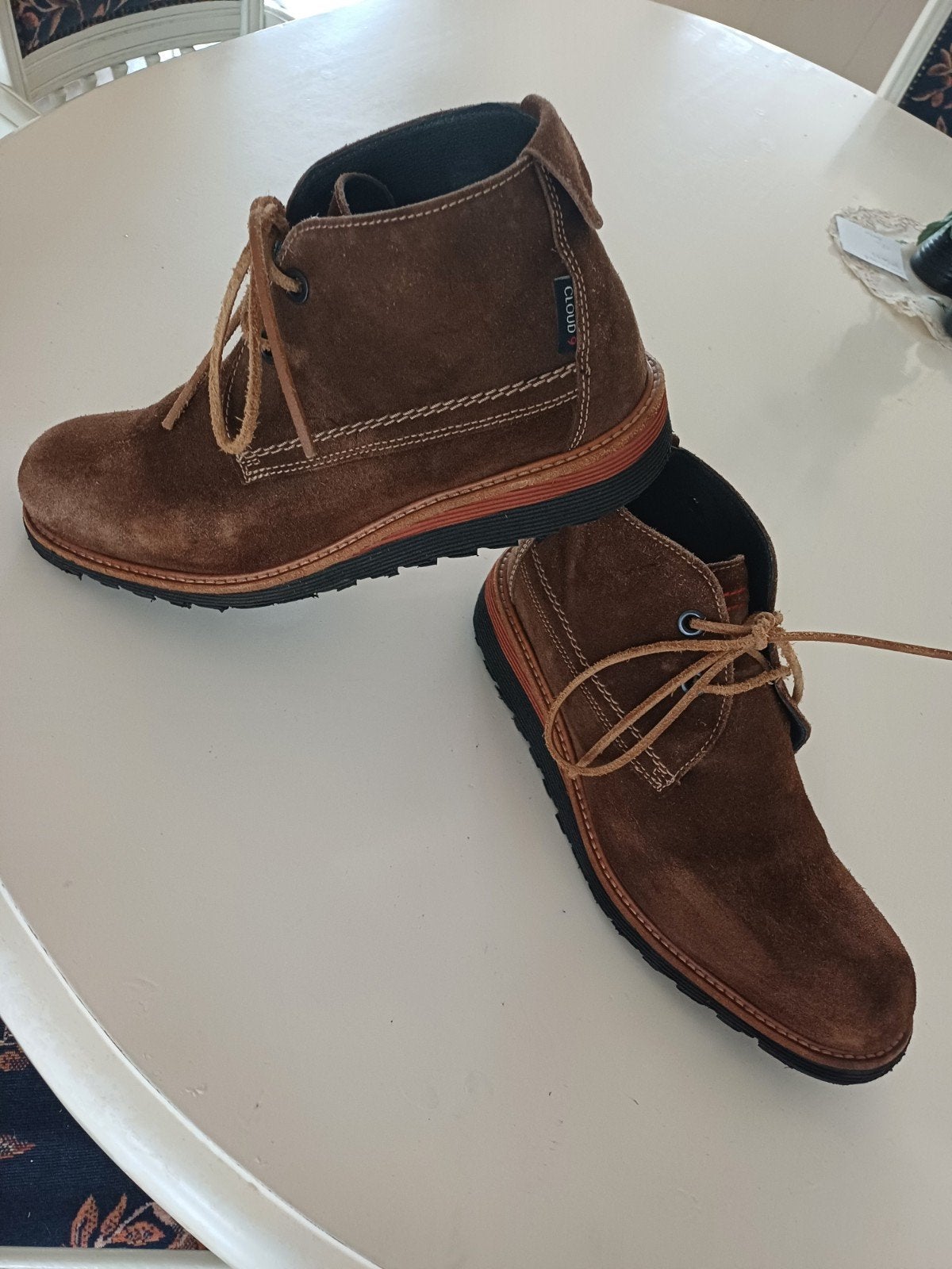 Wolky Cloud 9 , lederen boots veterschoenen, maat 43 ., Bruin, Boots, Zo goed als nieuw, Cloud 9 Wolky