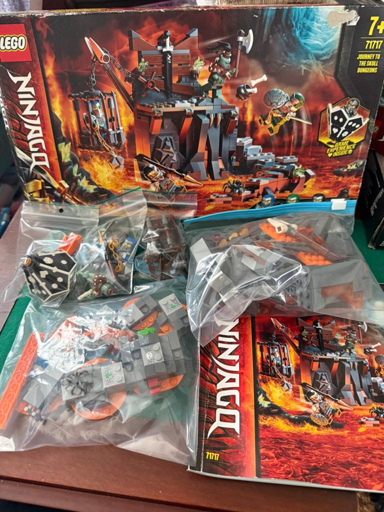 Ninjago journey to the skull dungeons, Gebruikt, Lego, Ophalen of Verzenden, Compleet