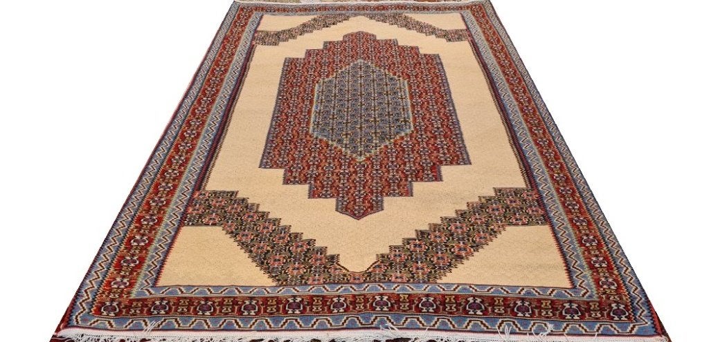 Senneh kelim Perzisch tapijt 247 x 150/wandkleed/vloerkleed