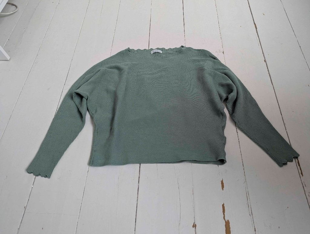 Turquoise trui van Bien Bleu, Blauw, Maat 42/44 (L), Ophalen of Verzenden, Zo goed als nieuw