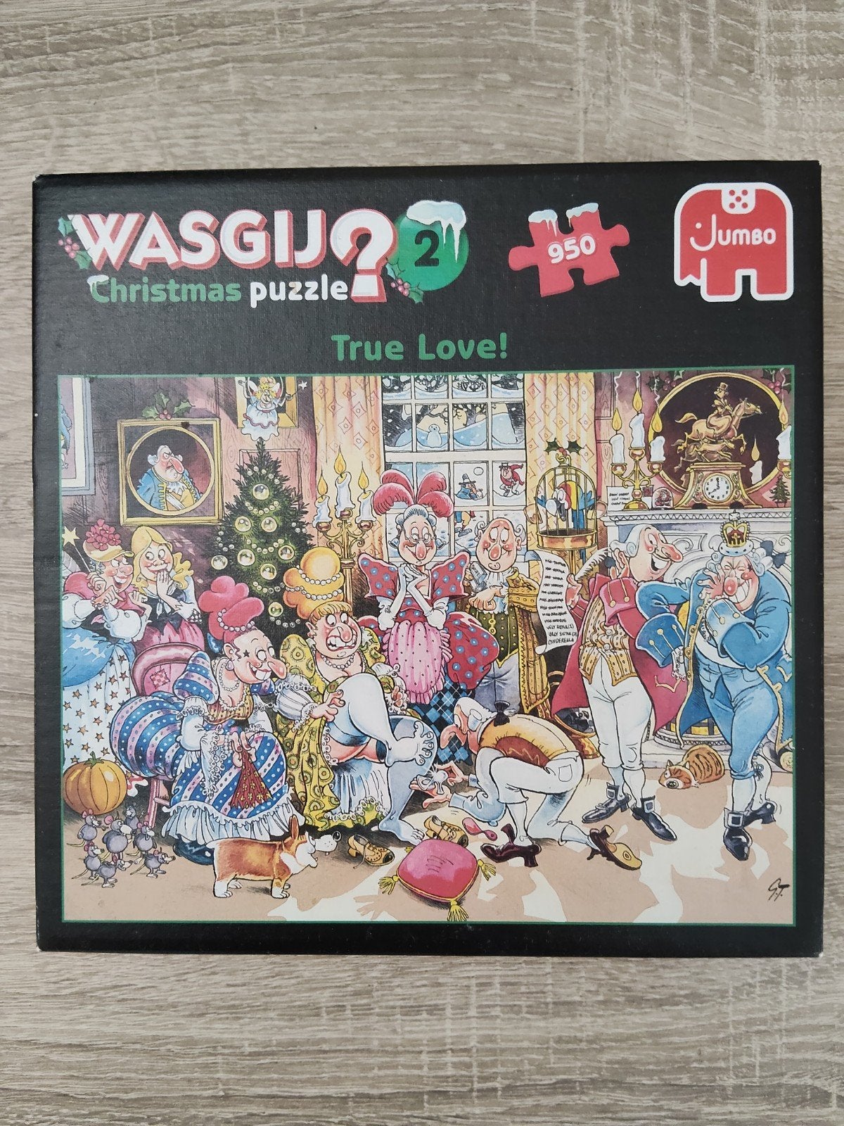 Wasgij Christmas 2: True Love! Legpuzzel 950 stukjes, Ophalen of Verzenden, 500 t/m 1500 stukjes, Gebruikt, Legpuzzel