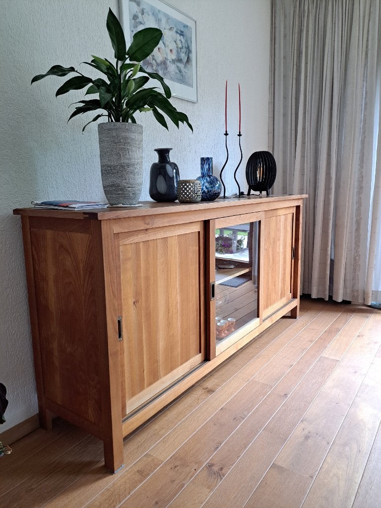 buffetkast, Ophalen, Glas, 150 tot 200 cm, Minder dan 100 cm