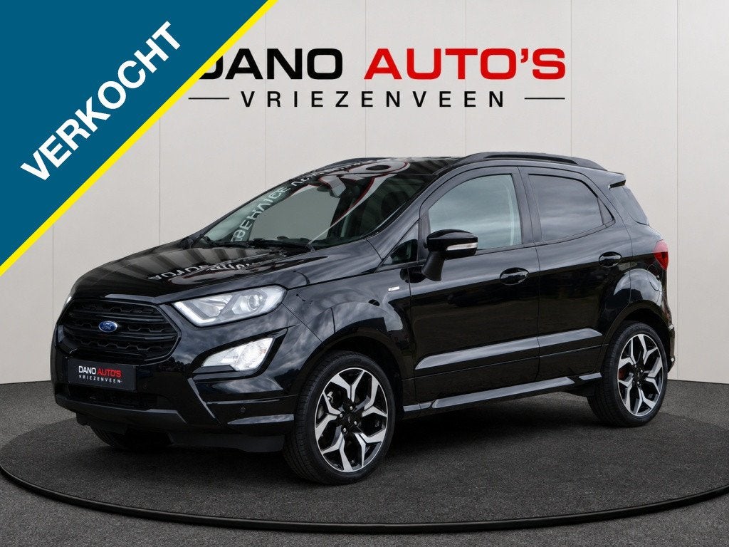 Ford EcoSport 1.0 EcoBoost ST-Line Black Edition Camera/B&O/, Auto's, Dealer onderhouden, 125 pk, Gebruikt, Ecosport