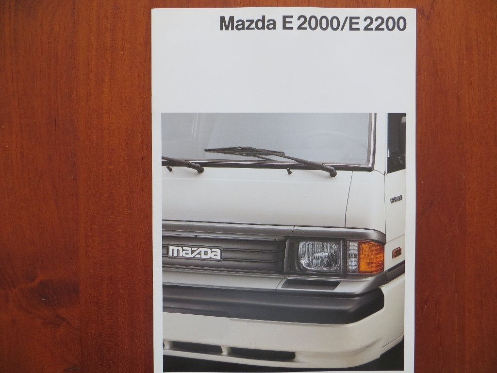 Mazda E2000 / E2200 (nov. 1988), Ophalen of Verzenden, Nieuw, Mazda