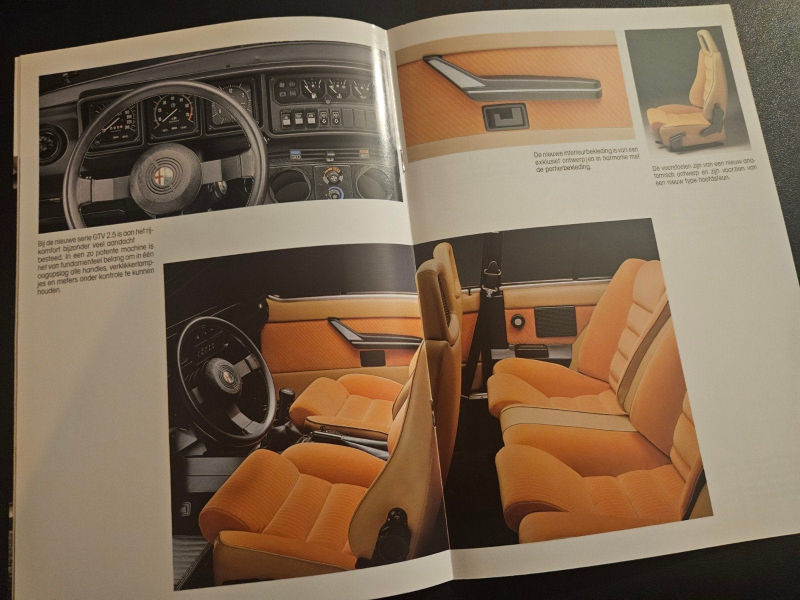 Brochure Alfa Romeo GTV 1982, Ophalen of Verzenden, Zo goed als nieuw, Alfa Romeo