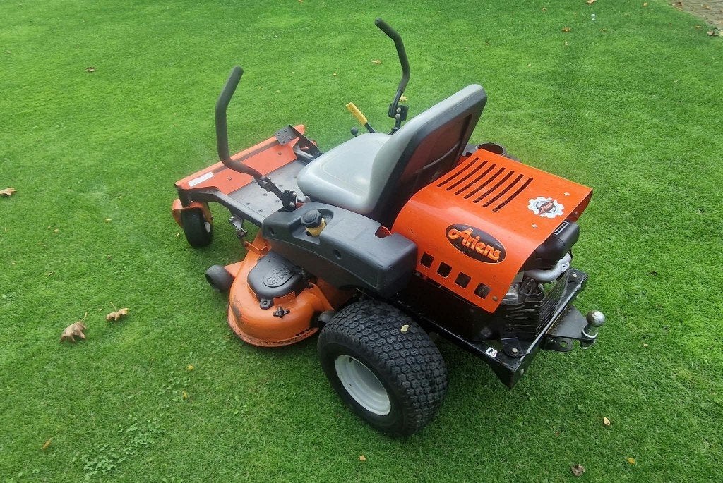 Ariens Zoom 42 zero turn met 107cm maaidek, Ophalen, Cirkelmaaier, Gebruikt, 50 cm of meer