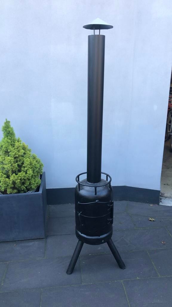 Unieke terrashaard van gasfles - sfeervol en robuust, Tuin en Terras, Terrasverwarmers, Nieuw, Ophalen of Verzenden, Waterbestendig