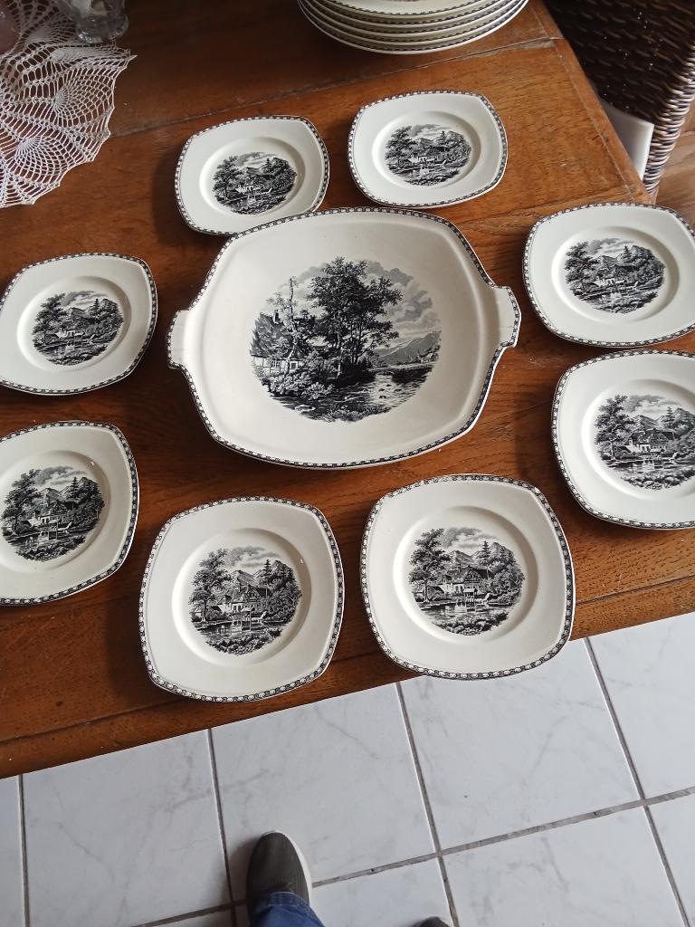 gebakstel landschap societe ceramique, Ophalen of Verzenden